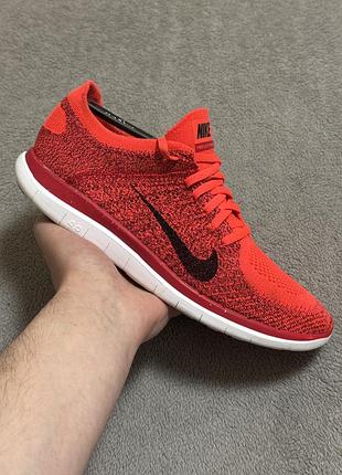 Nike free 4.0 flyknit 43р 27.5см кросівки оригінал