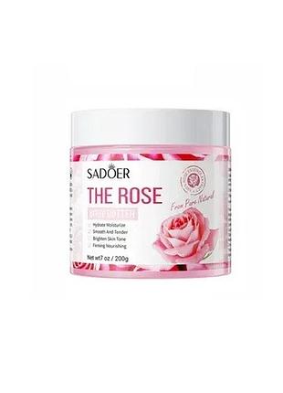 Крем для тела с розой sadoer the rose body butter, 200 г