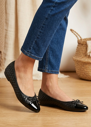 🧊 туфли балетки zara 39 размер 26см 8см ширина