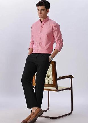 Рубашка оксфорд слим коралловая burton menswear london 48-50р