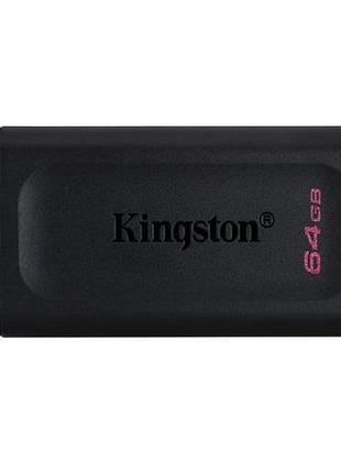 Флешка/флеш пам'ять kingston datatraveler exodia dtx/64gb usb 3.2/64гб чорний