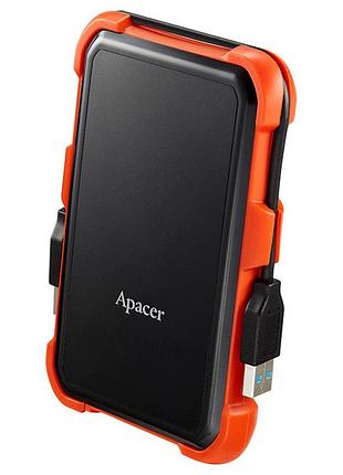 Наружный жесткий диск phd external apacer usb 3.1 gen1 ac630 1tb 2,5" black-orange(ap1tbac630t-1)