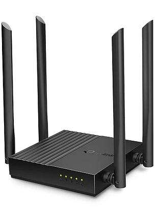 Маршрутизатор tp-link archer c64 бездротовий ac1200 4xge lan 1xge wan mu-mimo 2.4 ггц/5 ггц