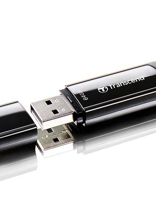 Флэш память/флешка transcend jetflash 700 64 гб usb type-a 3.1 черный (ts64gjf700)