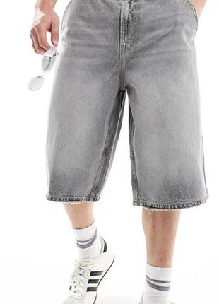 Джинсовые шорты baggy широкие