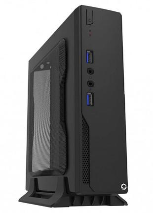 Корпус mini-itx gamemax mt300-2u3-60w з блоком живлення minitower чорний