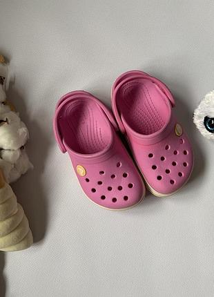 🩷 crocs рожеві сабо / крокси 24-25 р / устілка 15 см 🩷