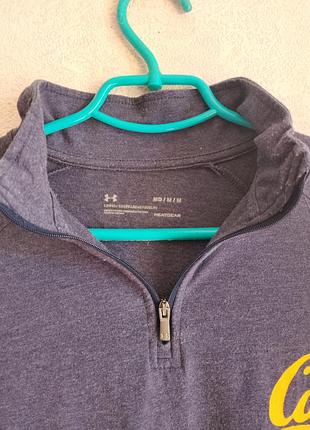 Лонгслив under armour heatgear 1/4 zip "cal" (uc berkeley) 2