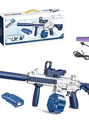 Водяний автомат water battle electric water gun m416 blue (upgraded)