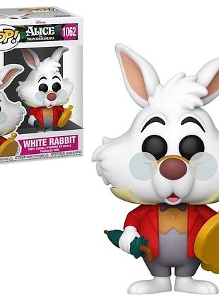 Фігурка funko pop фанко поп disney alice in wonderland - white rabbit аліса в країні див - білий кролик з годинником 1062