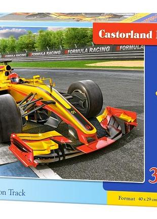 Пазл castorland (030347) 300 елементів. гоночний болід на трасі