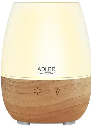 Ультразвуковой аромадиффузор увлажнитель adler ad 7967, 3в1, 130 мл, подсветка, таймер, для дома и офиса