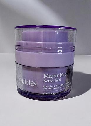 Зволожуючий крем від пігментних плям dr. idriss major fade active seal,  обʼєм 15мл