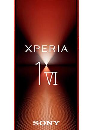 Смартфон sony xperia 1 vi 12/256gb scar red, 1sim + esim, nfc, 5g, snapdragon 8 gen 3, 48+12+12/12мп, 6.5"oled, 5000 mah