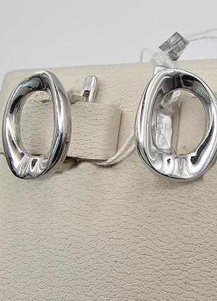 Сережки серебряные "либерика" 3,15 г
