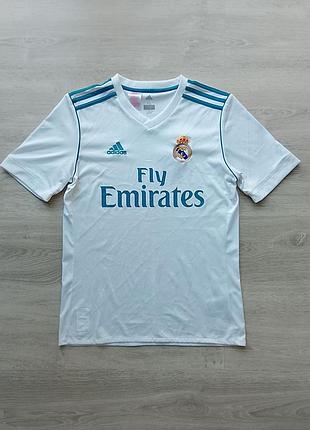 Домашняя футболка футболка реал мадрид 2017-2018 adidas размер s-m