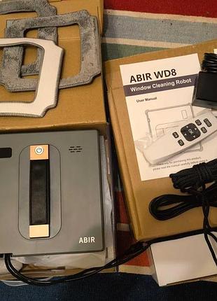 Робот для мытья окон с двойным ультразвуковым распылением abir wd8