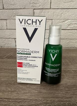 Vichy зволожуючий флюїд подвійної дії для жирної, схильної до появи недоліків шкіри