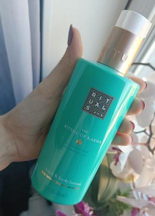 Лосьйон для рук та тіла з дозатором hand & body lotion rituals of karma 300 ml. в наявності 1 шт