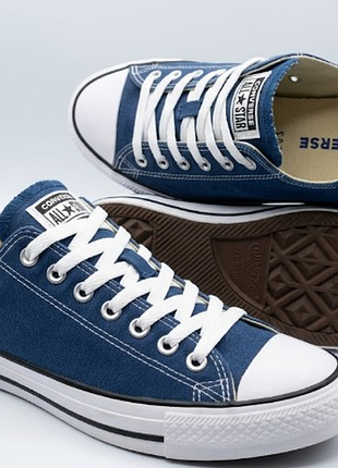 Оригінальні кеди converse chuck taylor all star low top (m9697c) "navy" розмір eur: 42, довжина устілки 27 смкраїна виробництва: індія (made in india)