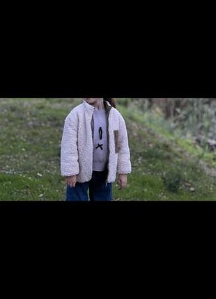 Куртка (reserved) на дівчинку двостороння розмір 128. стан ідеальний