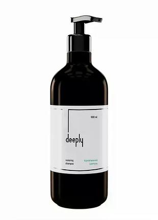 Відновлюючий шампунь deeply для волосся restoring shampoo 1000 мл