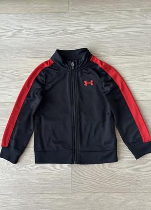 Кофта на блискавці бренду under armour. зіпка. 4-5 років.