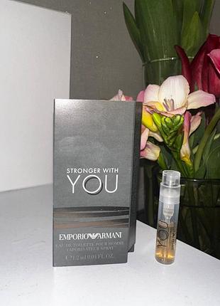 🖤emporio armani stronger with you, мужские, пробник, оригинал