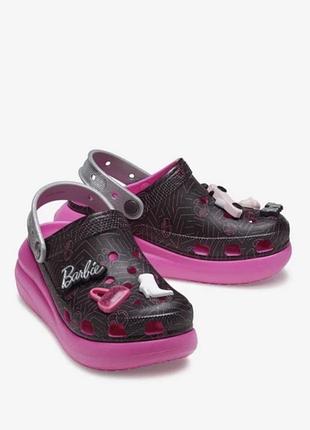Жіночі crocs classic crush barbie black крокси