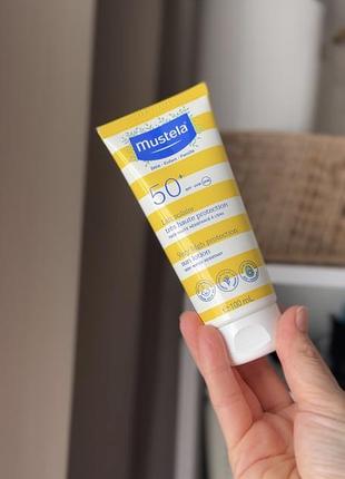 Mustela sun bebe сонцезахисне молочко для обличчя та тіла, spf 50+, 100 мл