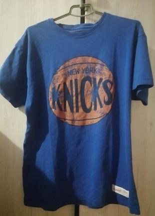 Мужские футболка nba knicks new york / винтаж
