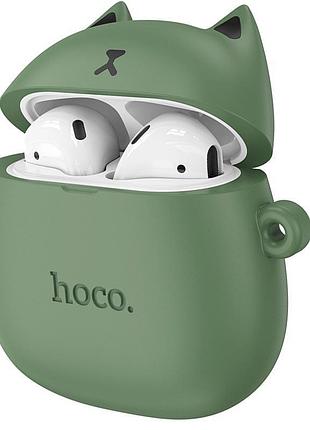 Наушники hoco ew45 tws forest cat, беспроводные, bluetooth 5.3, до 4 ч работы