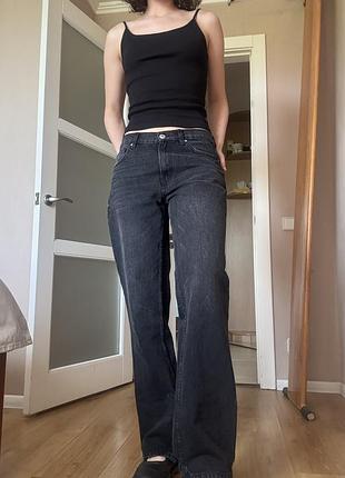 Чорні джинси zara