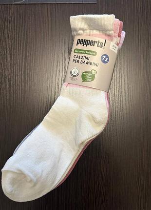 Шкарпетки високі набір 7 пар pepperts lycra® різнобарвні  31-34 39-42