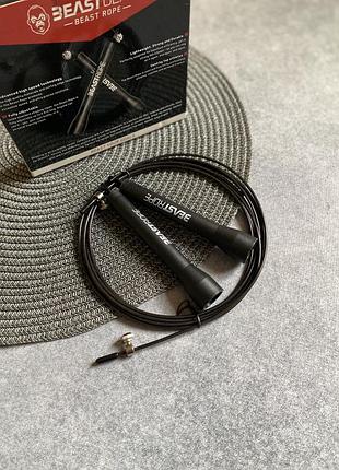 Beast gear skipping rope оригінал нова чоловіча жіноча скакалка спортивна професійна зі сталевим тросом з підшипниками для боксерів боксу спортзалу