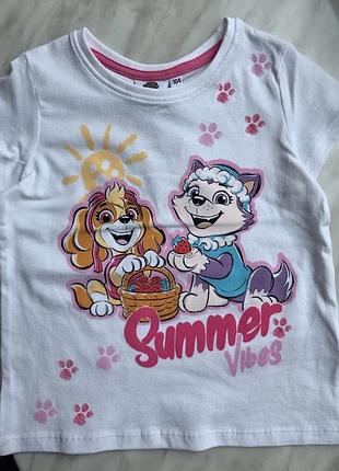 Футболка paw patrol