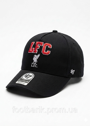 Кепка fc liverpool чорна ,  47 snap back