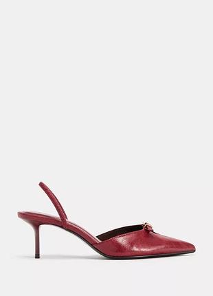Туфлі жіночі червоні zara new