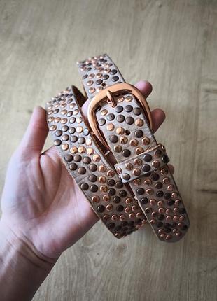 Шикарний жіночий шкіряний ремінь cowboy belt,р.95