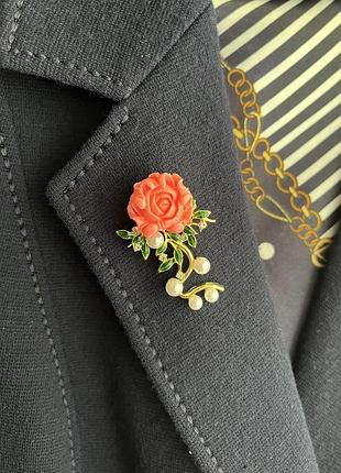 Брошка троянда 🌹 , дивіться більше біжутерії в моїх оголошеннях