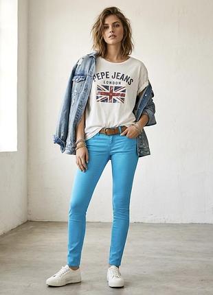 Джинси слім pepe jeans — модель pixie у розкішному блакитному кольорі! 💎