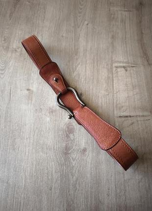 Шикарный женский кожаный ремень  chloe, made in italy, оригинал ,р.90.