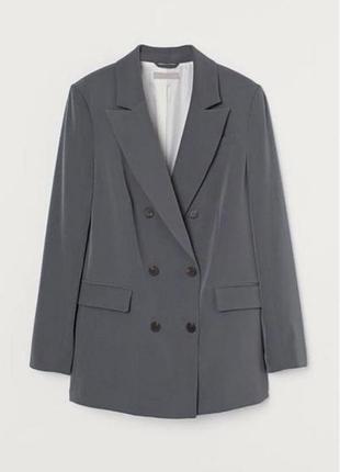 Пиджак блейзер жакет двубортный h&amp;m,p. l