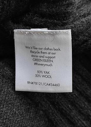 Eileen fisher светр вовна яка  як