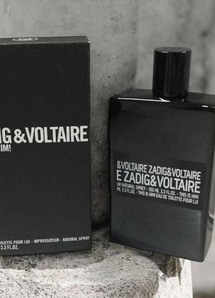 Zadig & voltaire this is him туалетная вода для мужчин 100 мл