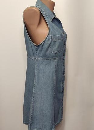Ny jeans джинсовое платье - рубашка 2