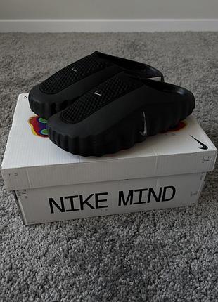 Тапки nike mind 001 , чорні