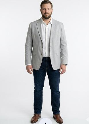 Мужской пиджак big fashion - 100% хлопок.балта