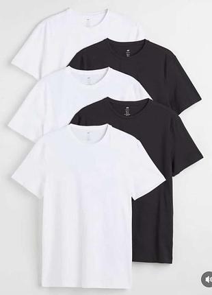 Чорна базова футболка h&m розмір 146/152