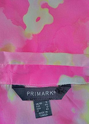 Блуза сорочка primark яскравий принт розмір l 6